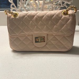 Light Pink Quilted Cross-Body Purse, Mint condition.